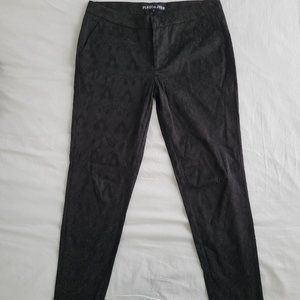 Black pants size L, with design